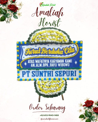 Papan Bunga Duka di Yendidori