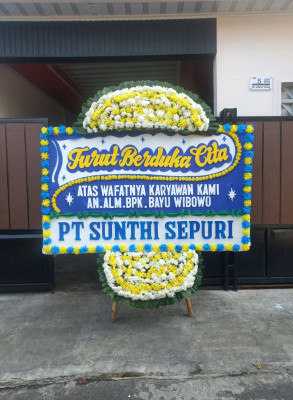 Papan Bunga Duka di Yendidori