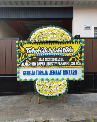 Papan Bunga Duka di Yendidori